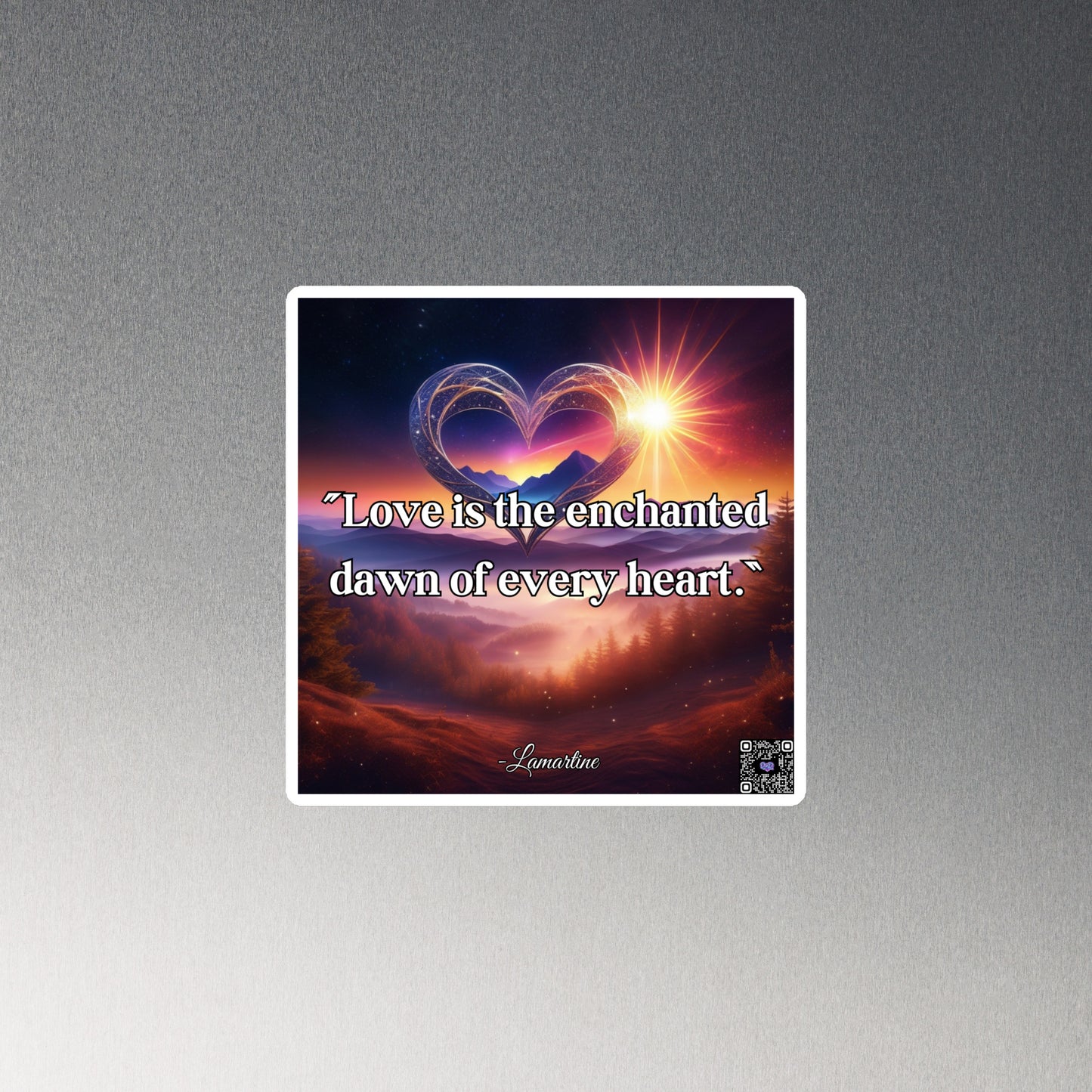 Enchanted Dawn of Love Magnet