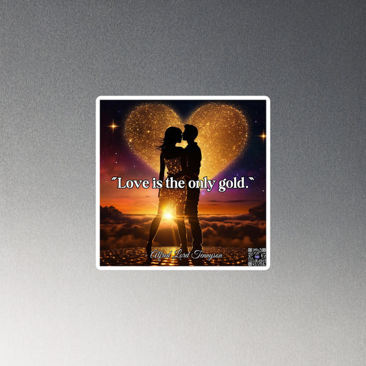 Golden Embrace Magnet