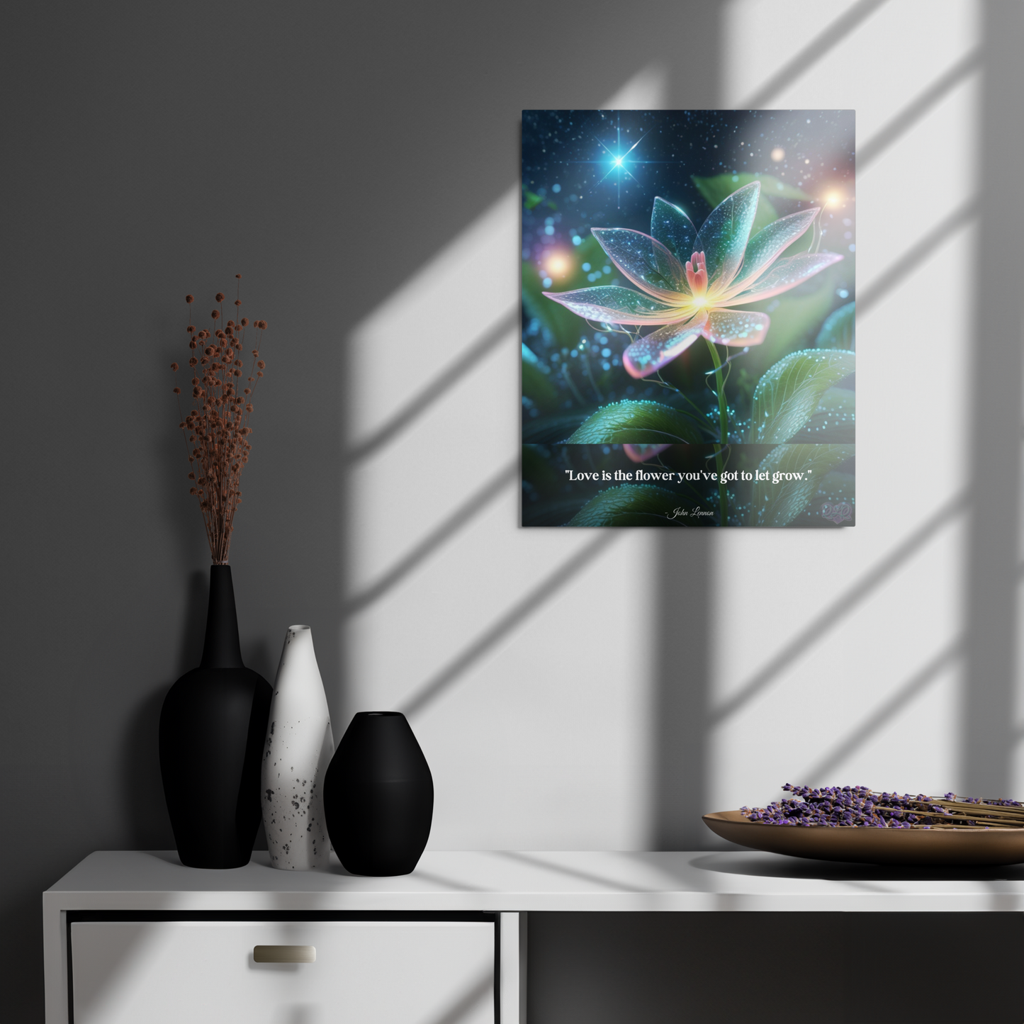 The Flower of Love's Growth UltraHD Canvas