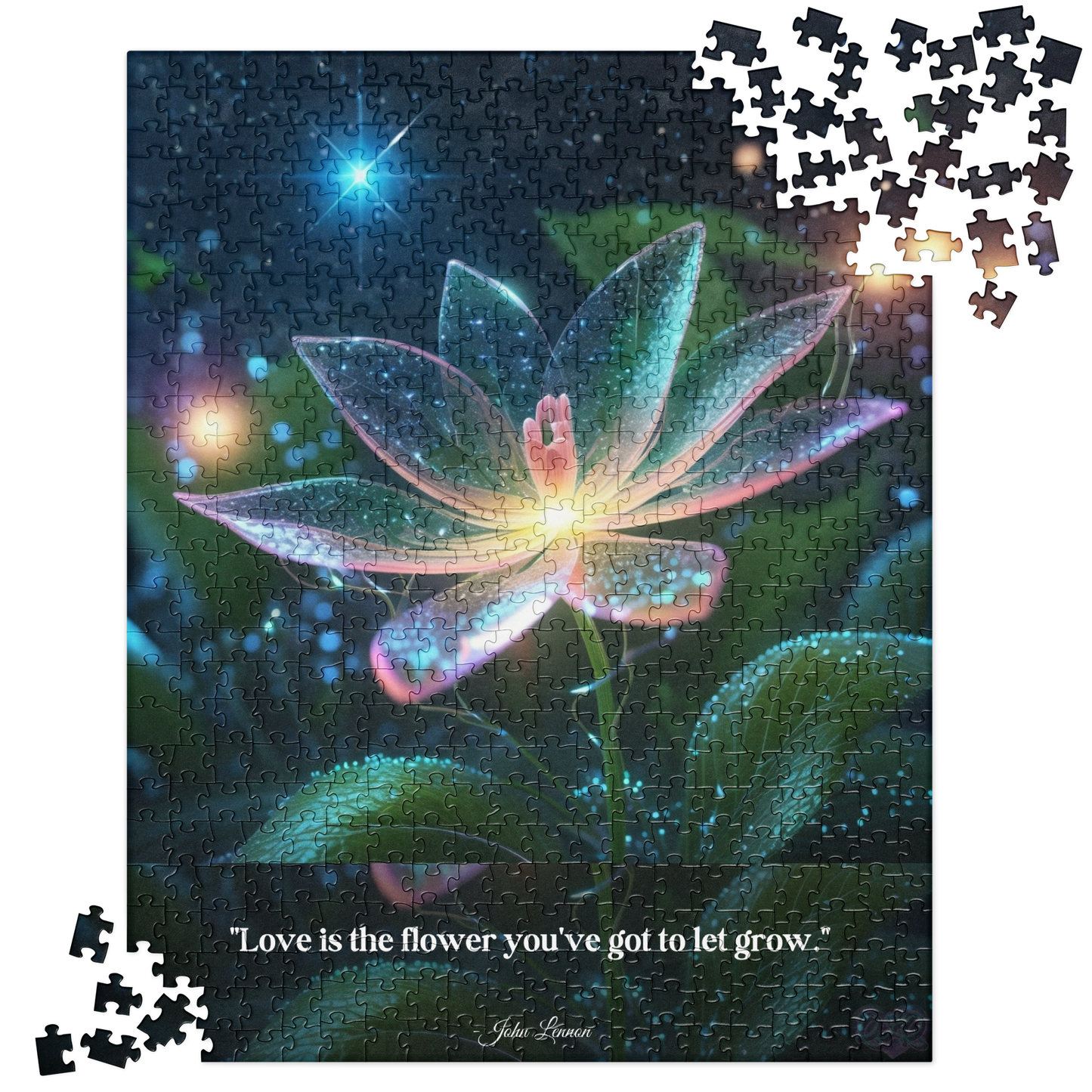 The Flower of Love's Growth HD Jigsaw