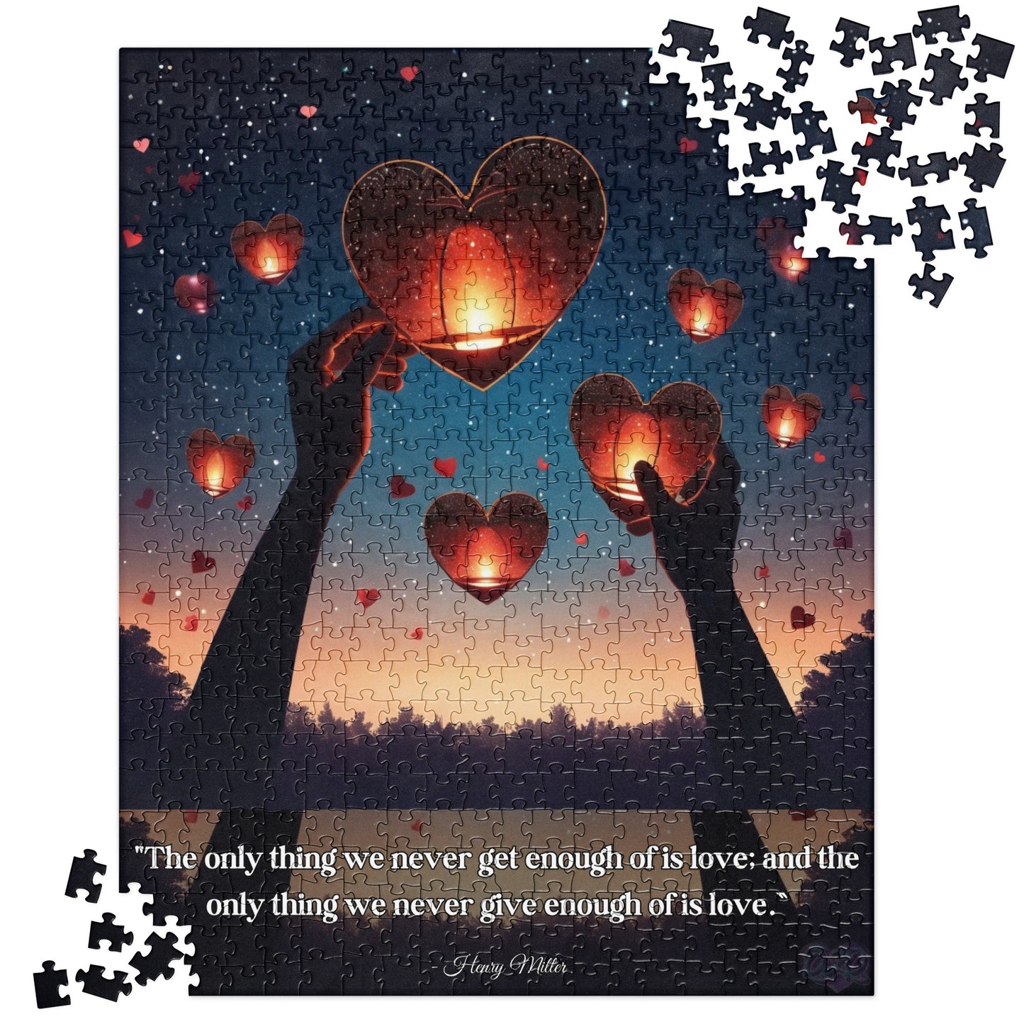 Eternal Flame of Love HD Jigsaw