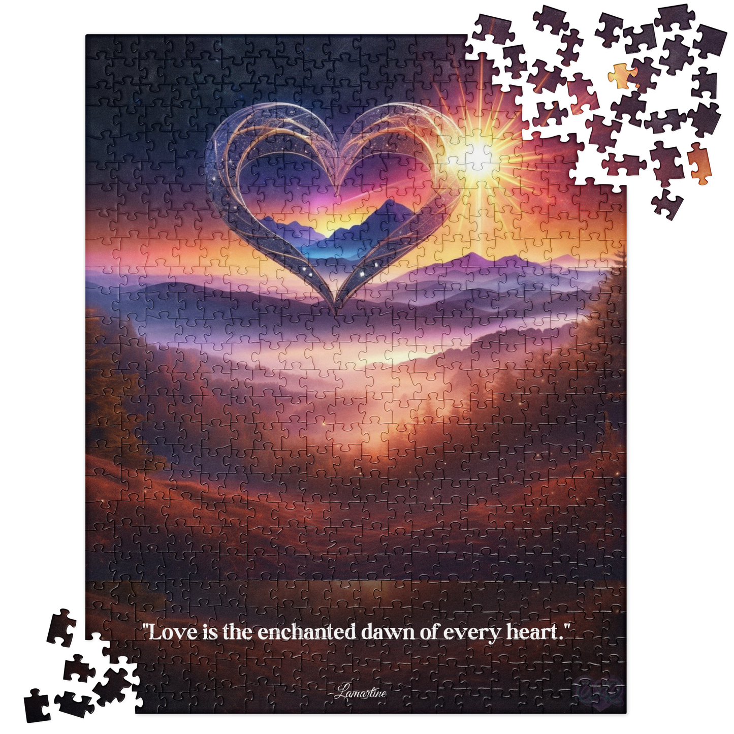 Enchanted Dawn of Love HD Jigsaw